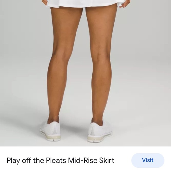 - Lululemon Play Off the Pleats Skirt - Picture 2 of 16